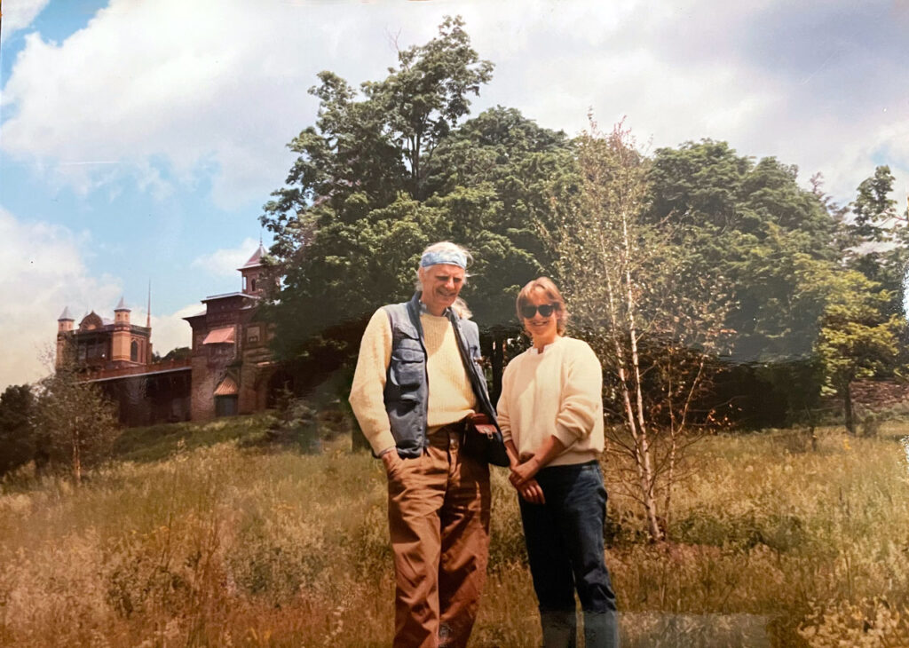 W.E.R. LaFarge and the author, 1987. Photo: Louisa LaFarge
