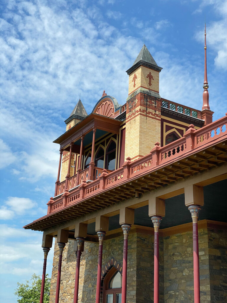 Architectural and artistic details of the Olana Castle. Photo by Annik LaFarge, author of Composing Olana