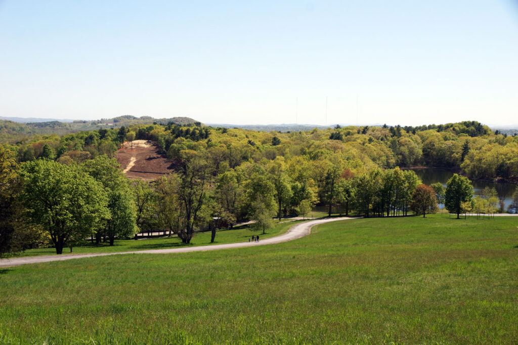 The preservation of Crown Hill, May 2013. Photo by Annik LaFarge, author of Composing Olana