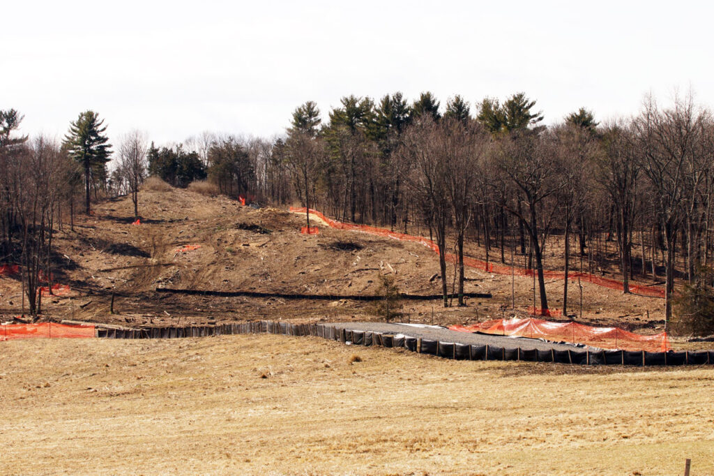 The preservation of Crown Hill, March 2013. Photo by Annik LaFarge, author of Composing Olana