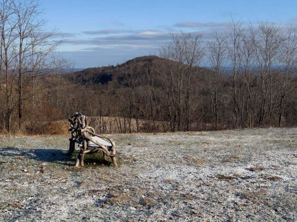 Mt. Merino, November 2024. Photo by Annik LaFarge, author of Composing Olana