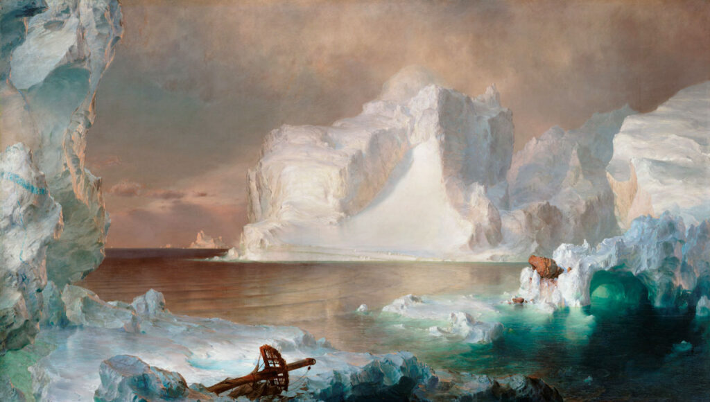 Frederic Edwin Church, "The Icebergs," 1861. Dallas Museum of Art. Source: Source: Wikimedia Commons