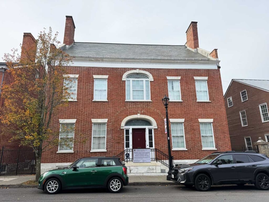The Robert Jenkins House on Warren Street, Hudson. Photo by Annik LaFarge, author of Composing Olana