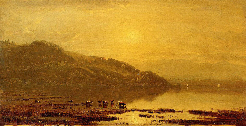 Sanford Robinson Gifford, Mount Merino, On the Hudson, 1859. Photo: Wikimedia Commons